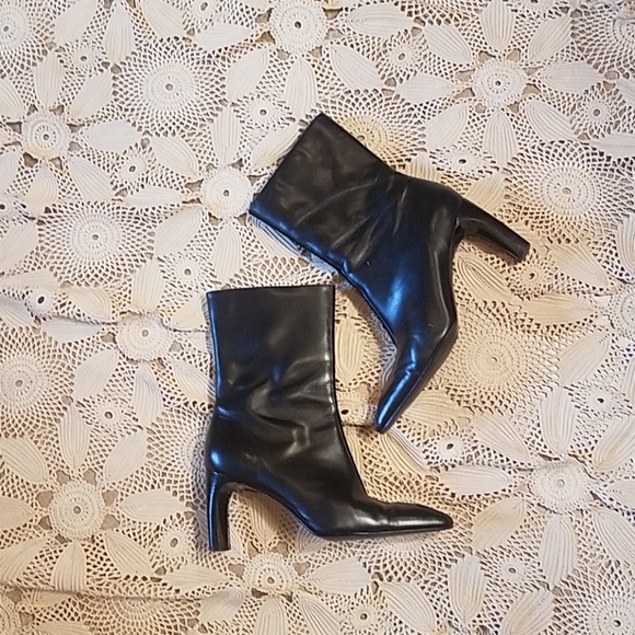 Anne Klein Shoes - ANNE KLEIN heeled mid shaft boots